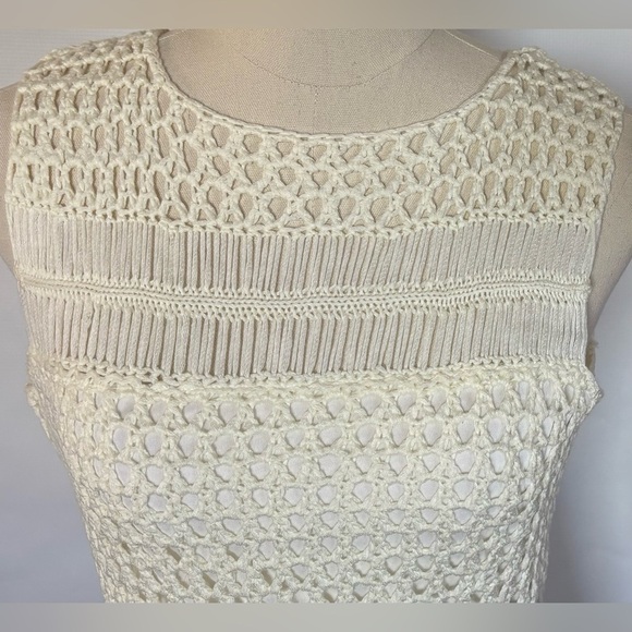 NEW w/TAGS Line & Dot Karolina White Crochet Dress Size Medium - Picture 4 of 9